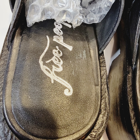 Free People Vida Mules Black Leather EU 36.5 (US 6.5) - Picture 10 of 17